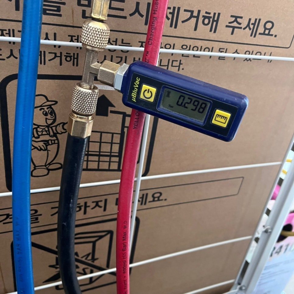 압력계 연결을 통한 배관 점검