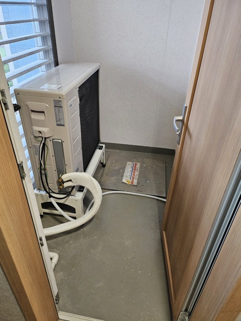 실외기 공간과 배관 배치