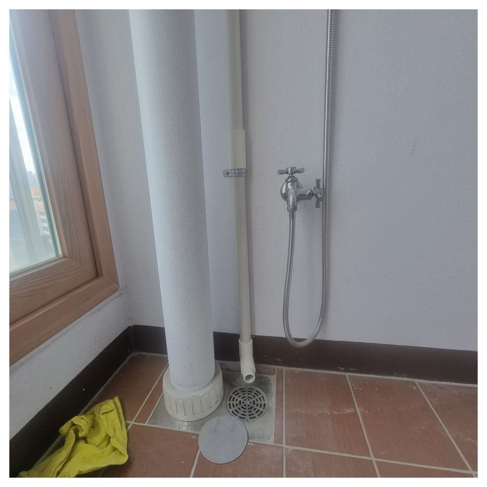 배관 노출 구간 정리 작업