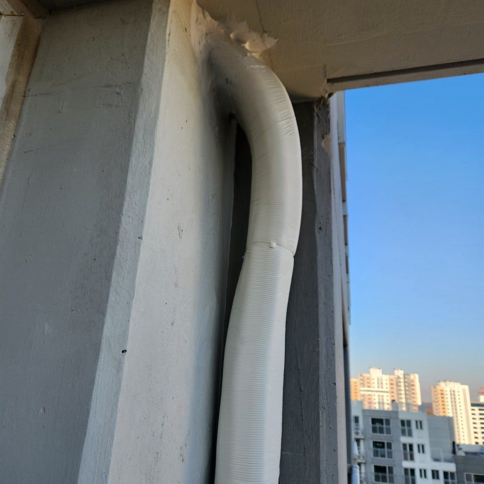 외부 배관 노출 부위의 세심한 마감