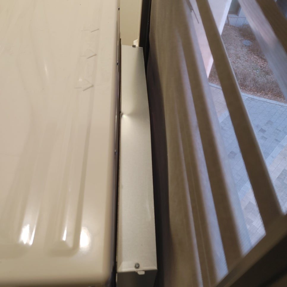 시공 중 실내기 및 배관 연결 상태 확인