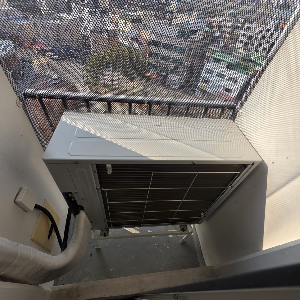 실외기 배관 연결 및 정리