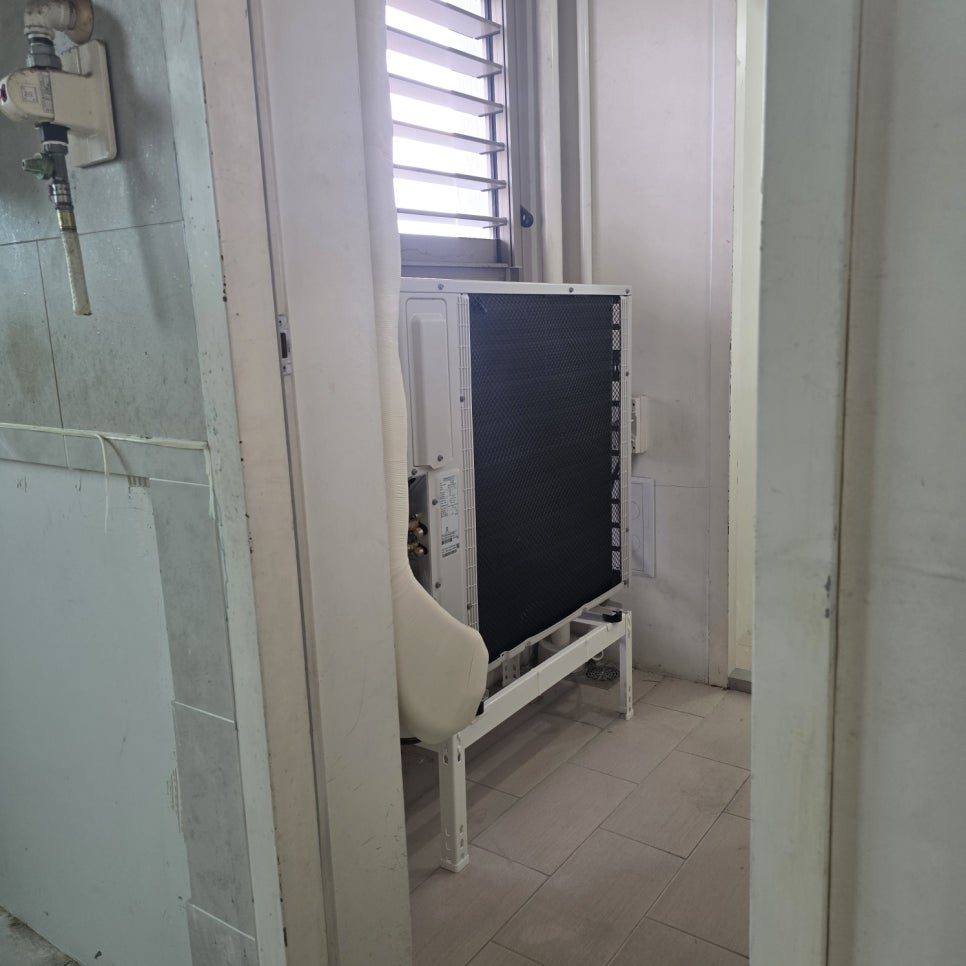 실외기 공간의 안정적인 설치