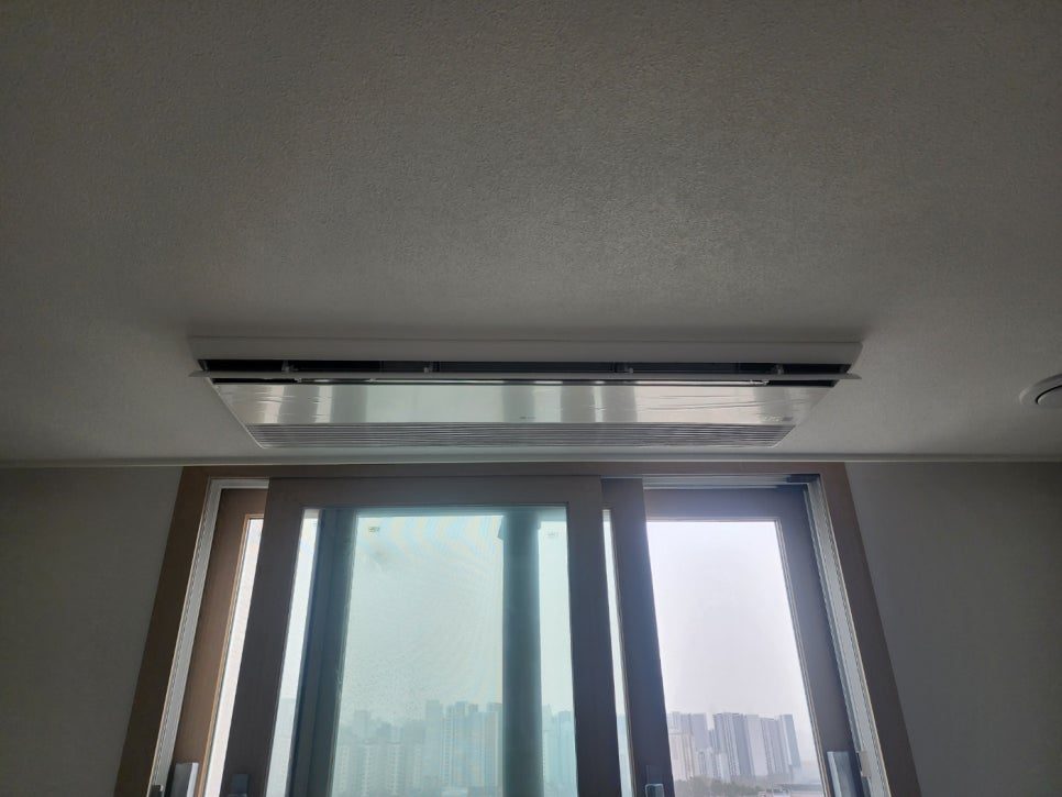 창가까지 고르게 전달되는 냉방 구조
