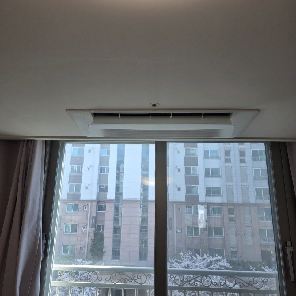거실 전체 전경과 조화로운 설치
