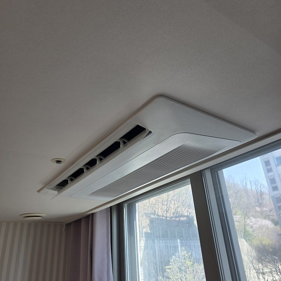 침실의 안정적인 시공 완료